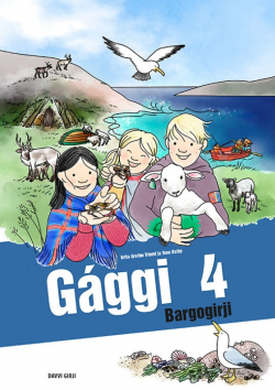 Omslaget er en tegning med 3 ungdom i kystnære omgivelser.