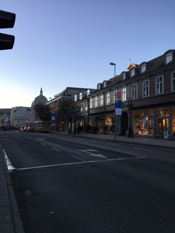 Gate i Trondheim under feiringen av Tråante 2017.
