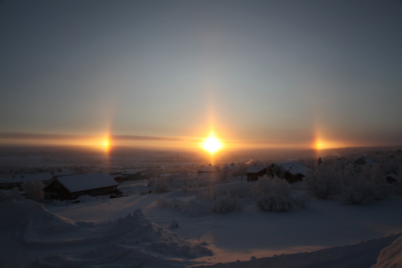 Bisol over Kautokeino.