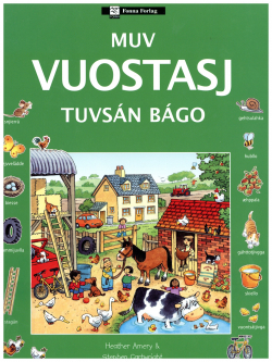 Omslag av boka Muv vuostasj tuvsán bágo, en bildeordbok for barn.