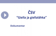 ČSV - Giella ja giellaláhka