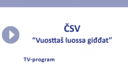 ČSV - Vuosttaš luossa giđđat