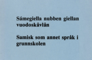 Samisk som annet språk i grunnskolen.